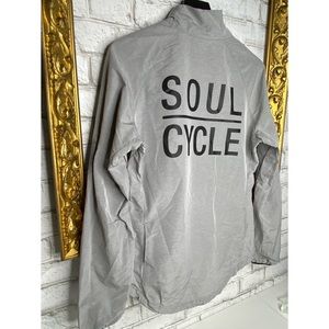 Nike x Soul Cycle Light Gray Windbreaker Jacket